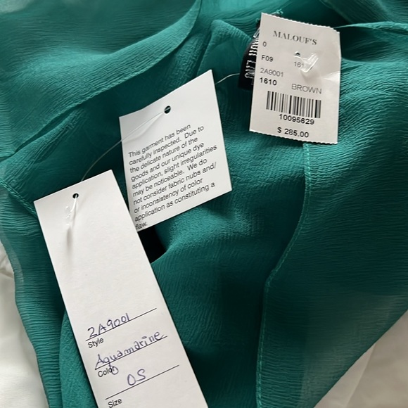 Vintage Melinda Eng Designer Emerald Green Silk And Satin ShortParty Dress Siz 4 - Picture 10 of 17